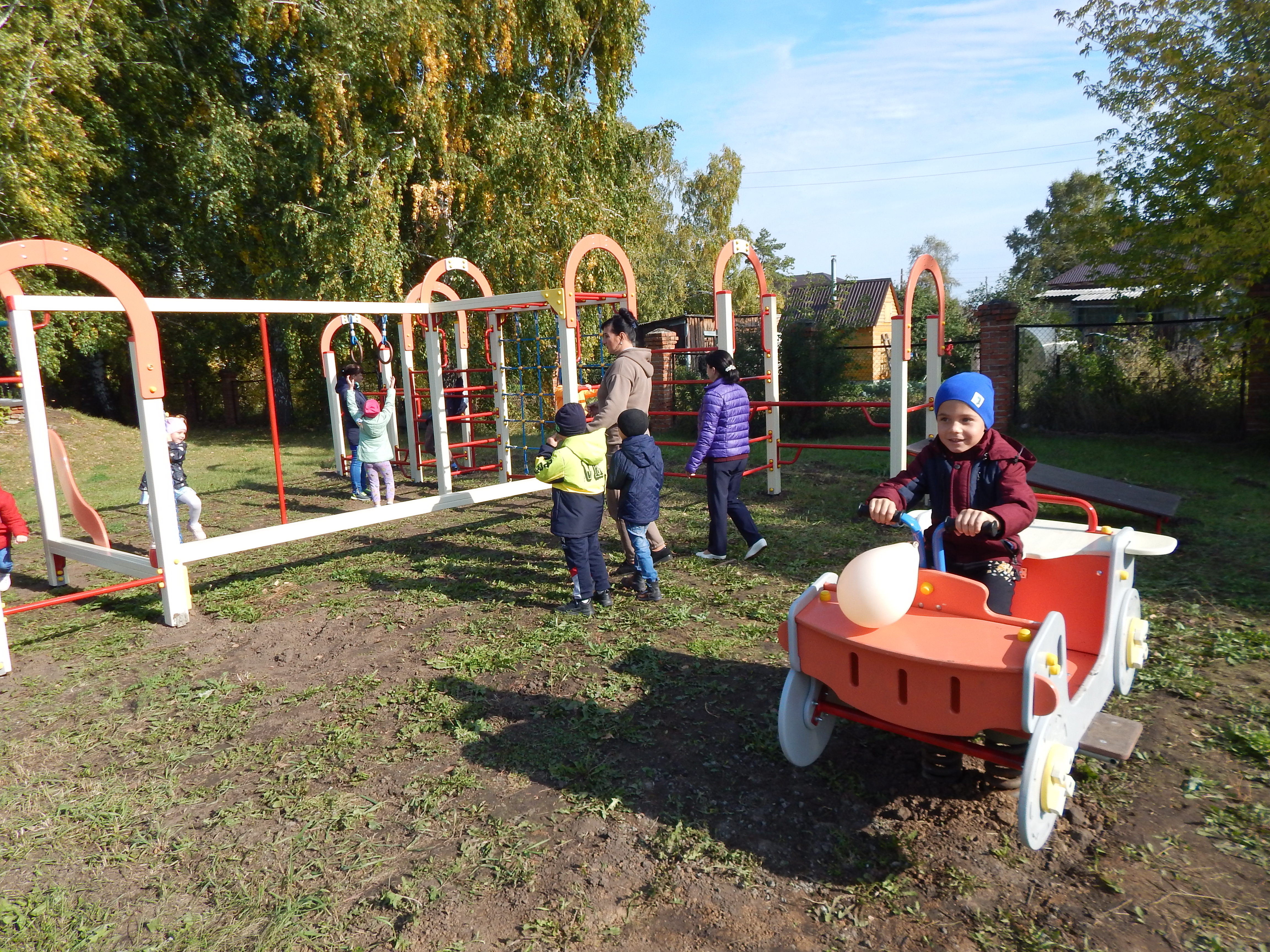 открытие детской площадки