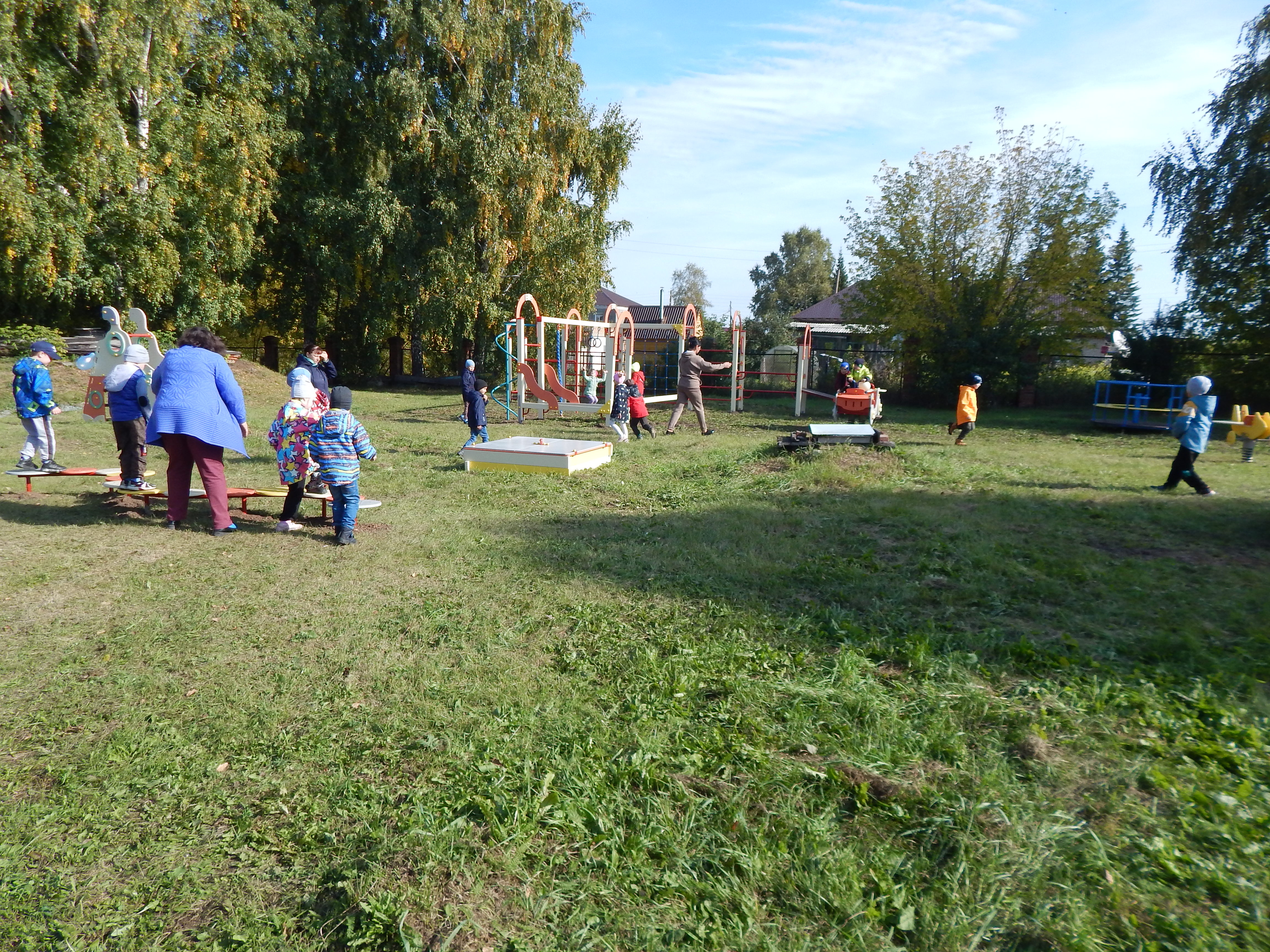 открытие детской площадки